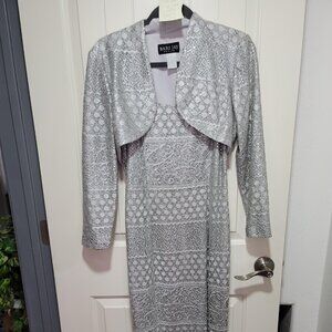 Silver Evening Gown Petite